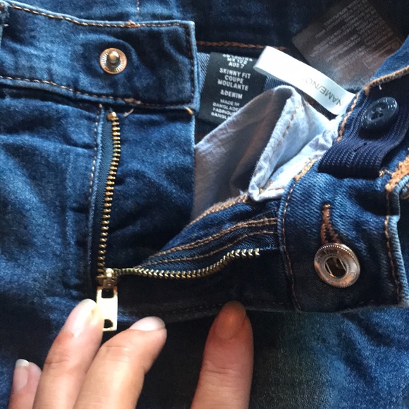 Denim & Denim Boys Blue Stretchy Skinny Jeans - Picture 10 of 10